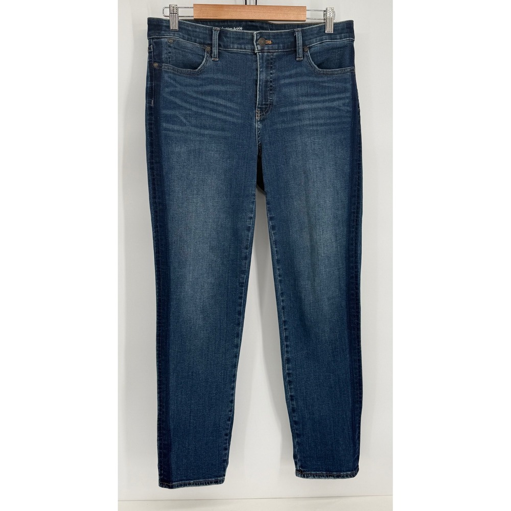 Talbots Flawless Slim Ankle Jeans Womens Sz 10 Medium Wash‎ Stretch Denim